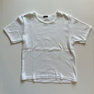 Brandy Melville White Baby Tee